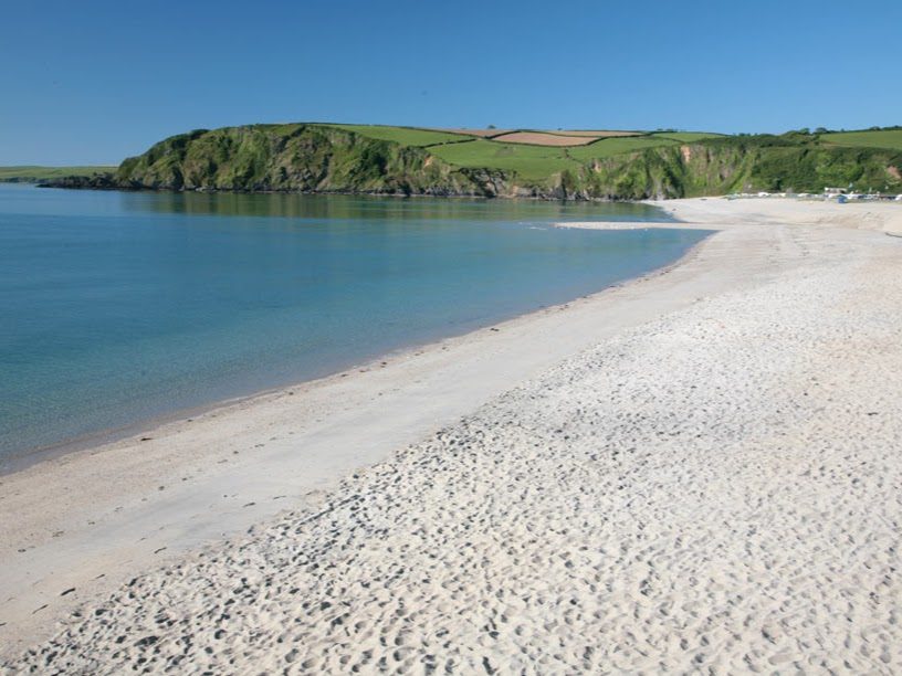 Pentewan Sands beach.
